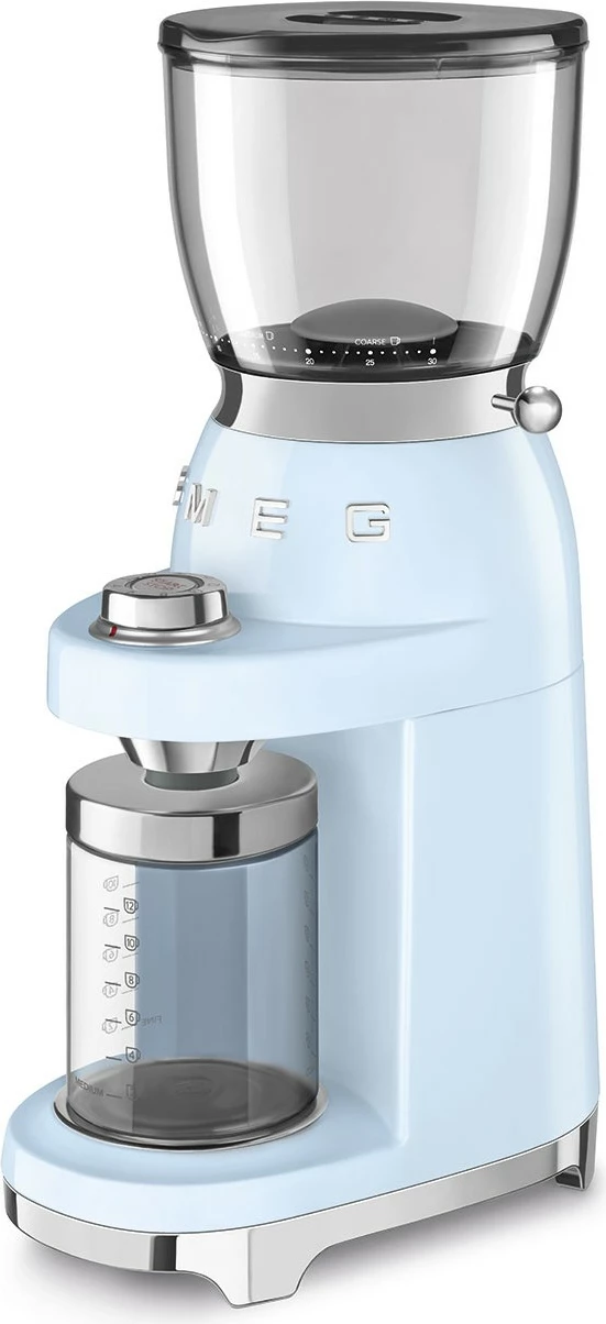 Mulli kafeje Smeg CGF11PBEU 50's Style, blu pastel
