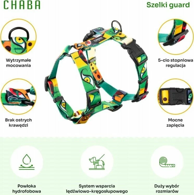 Parzmore qeni Chaba Guard Story Jumbo, M (35–55 cm), shumëngjyrëshe