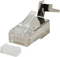 Konektor RJ45 LogiLink MP0033, shielded, gold-plated, 50 copë