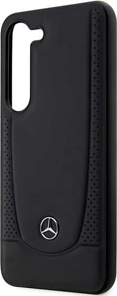 Mbështjellës Mercedes Leather Urban për Samsung Galaxy S23, i zi