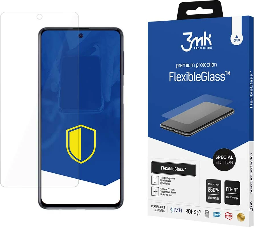 mbrojtës ekrani, 3mk Protection FlexibleGlass Special Edition, për Samsung Galaxy M31s, xham hibrid antibakterial 7H, pa thyerje, 1 copë