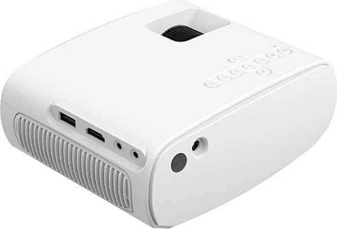 Projektor wireless Havit PJ207 PRO, 1280x720p, Android TV 9.0, Wi-Fi, Bardhë