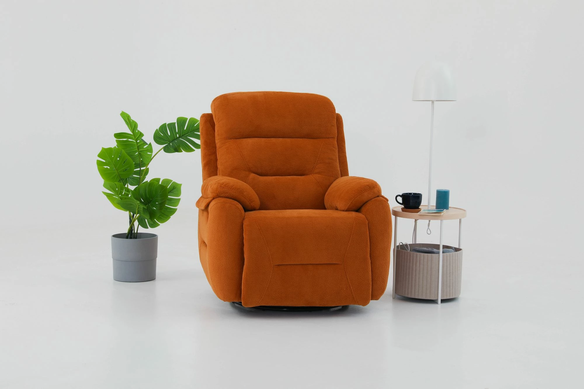 Karrige relaksuese elektrike, ngjyrë e kuqe qeramike, Comfort
