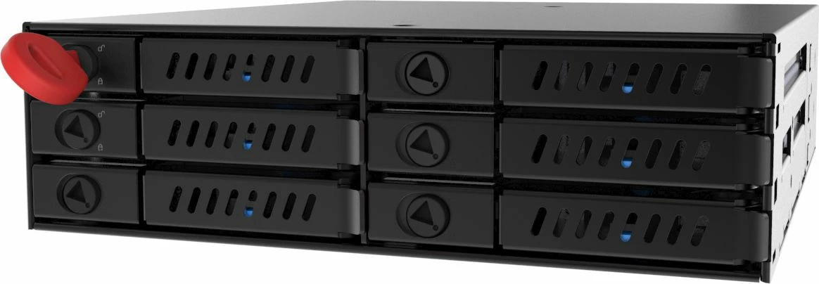 Baj hot-swap Chieftec CMR-625, 6x 2.5" SATA III HDD/SSD, ftohje aktive, i zi