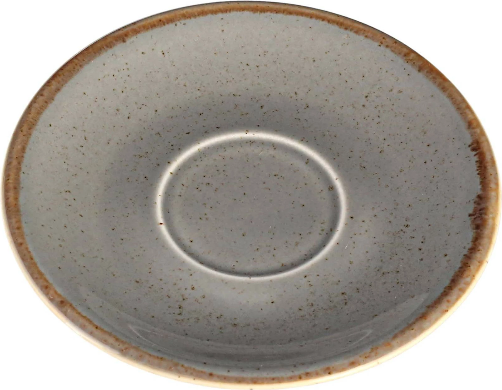 Nënfilxhan porcelani Porland Seasons Stone 120 mm, gri e errët, set 6 copë