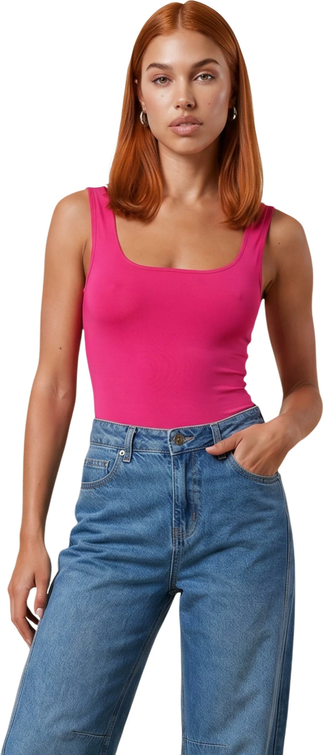 Body për femra I am 26512, fuksia [Madhësia: XS]