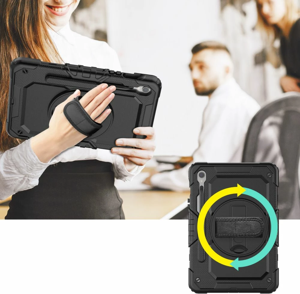 Mbështjellës Tech-Protect Solid360 për Samsung Galaxy Tab S9 FE 10.9" X510/X516B, i zi