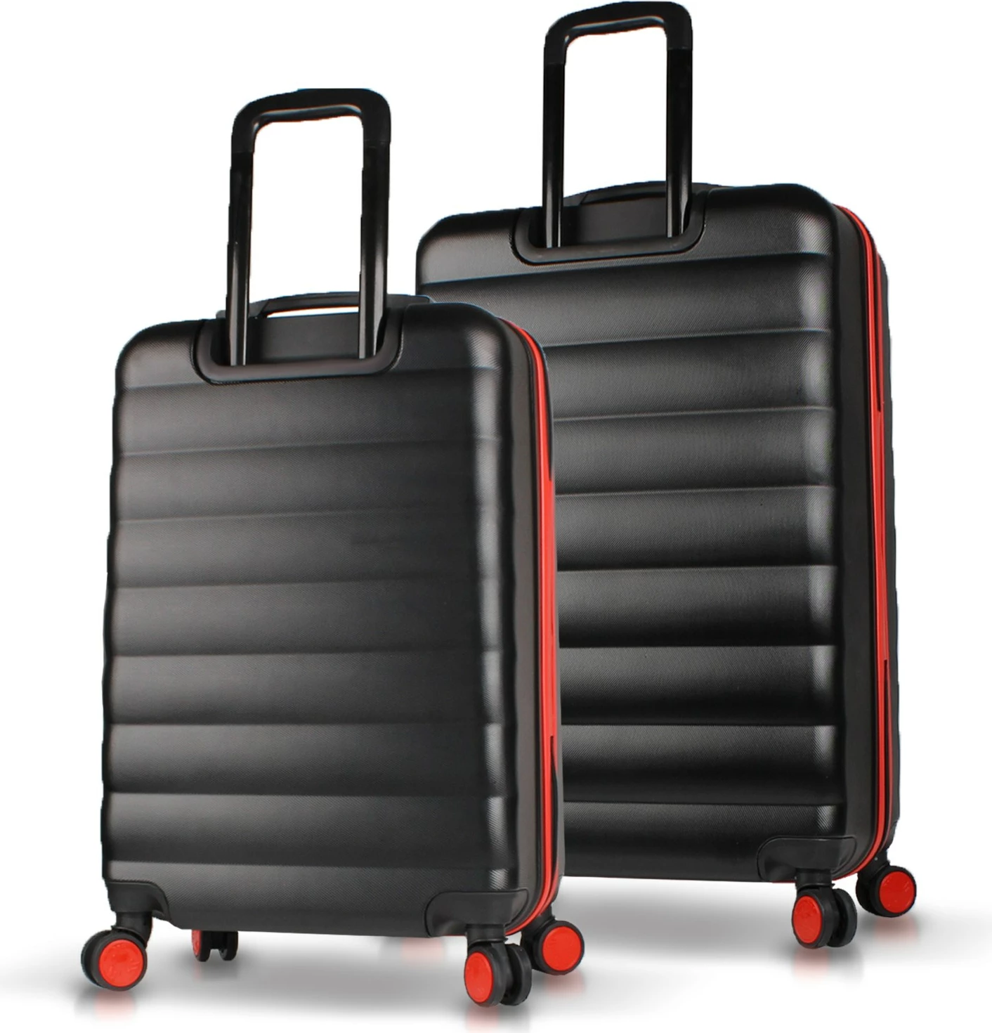 Set valixhesh (2 copë), ngjyrë e zezë, Zoozie Bags, 6605