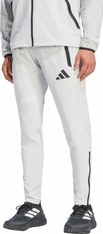 Pantallona sportive për meshkuj adidas Tiro 26 Travel, gri e çelët