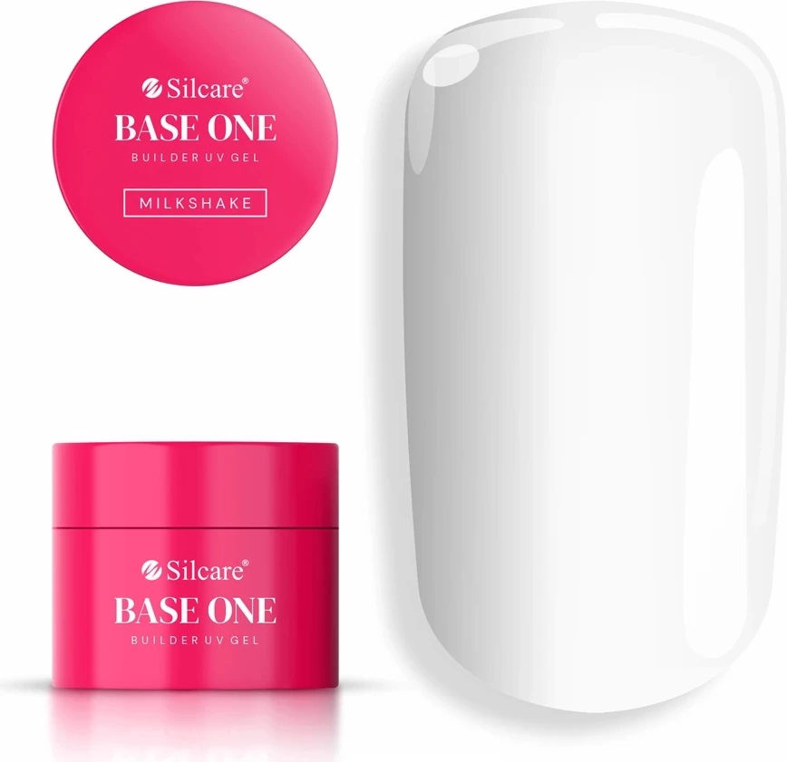Xhel ndërtues për thonj Silcare Base One Milkshake për femra, Milkshake, 15g