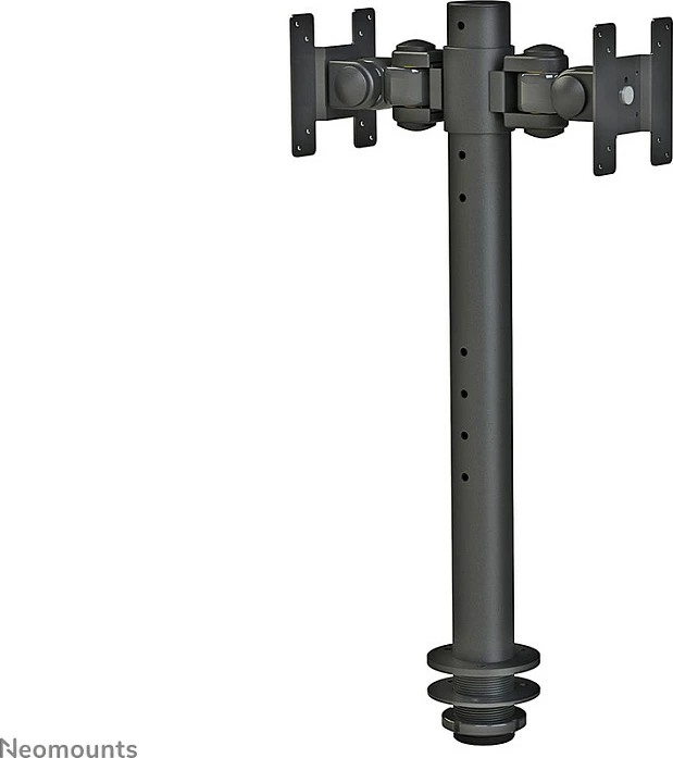 Krah monitori Newstar Neomounts FPMA-D050DBLACK, për 2 ekrane, rregullim lartësie, 10-30 inç, i zi