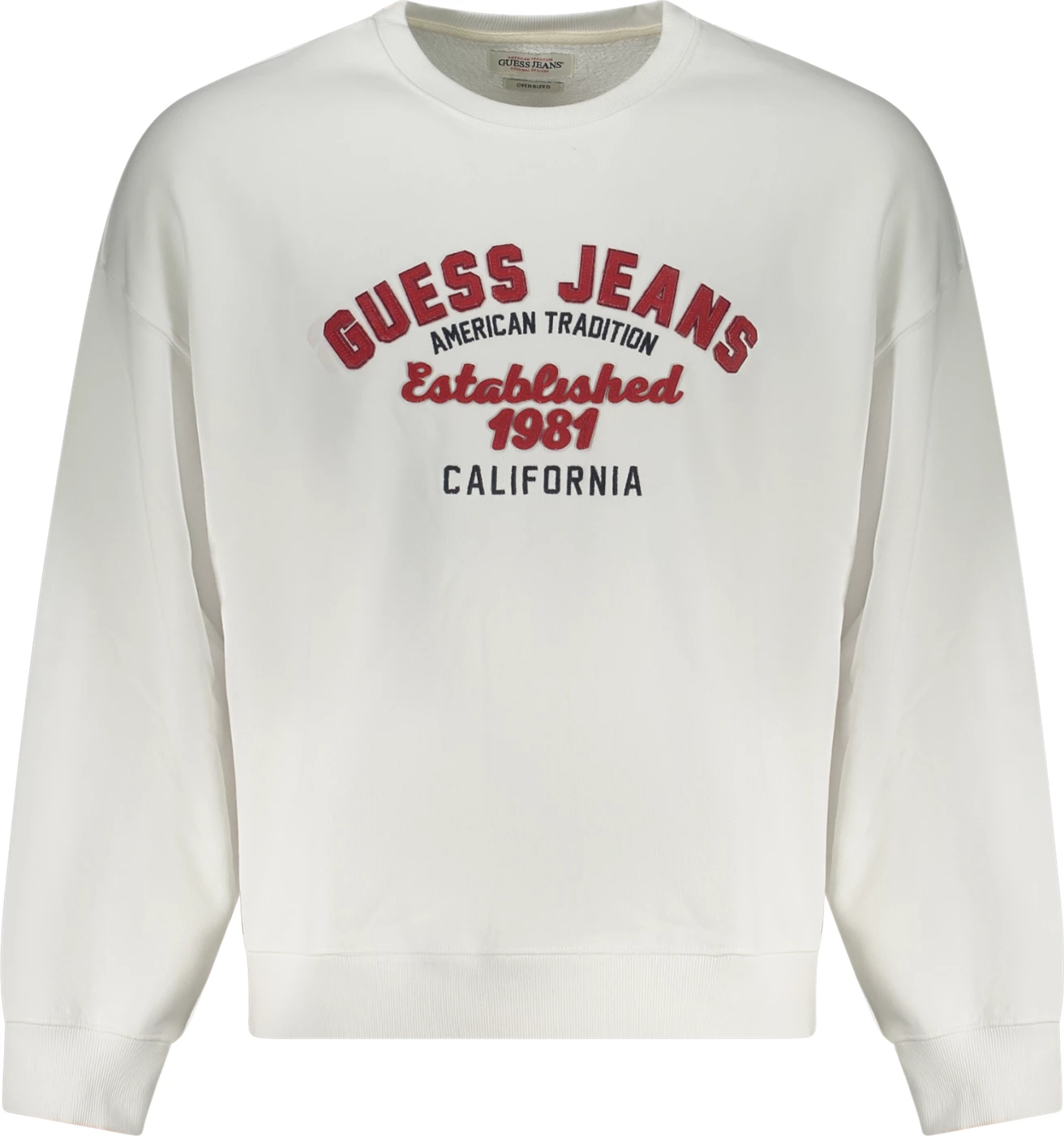Duks GUESS JEANS meshkuj, të bardhë [Madhësia: XS]