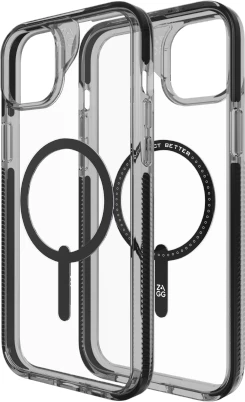 Mbështjellës Zagg Santa Cruz Snap për iPhone 15 Plus / 14 Plus, MagSafe, i zi