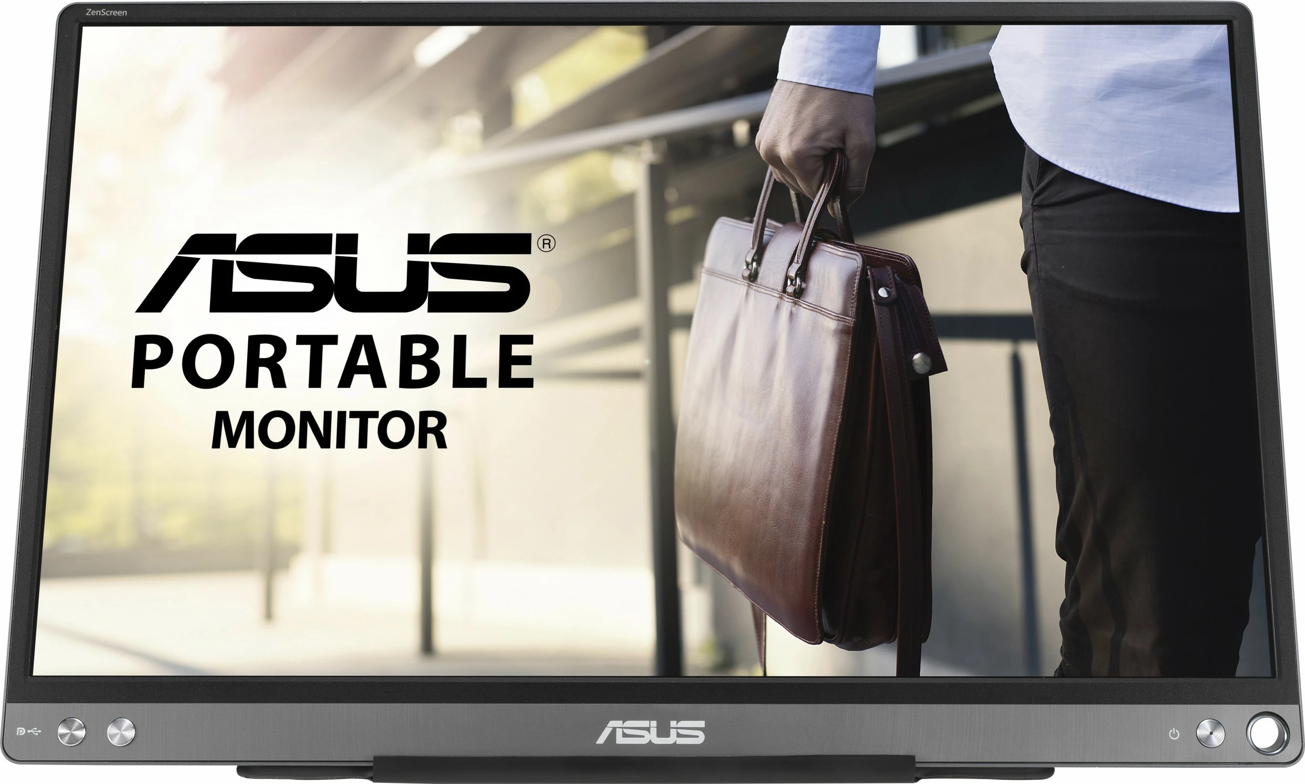 Monitor portativ ASUS ZenScreen MB16ACE, 15.6", Full HD, LED, Gri