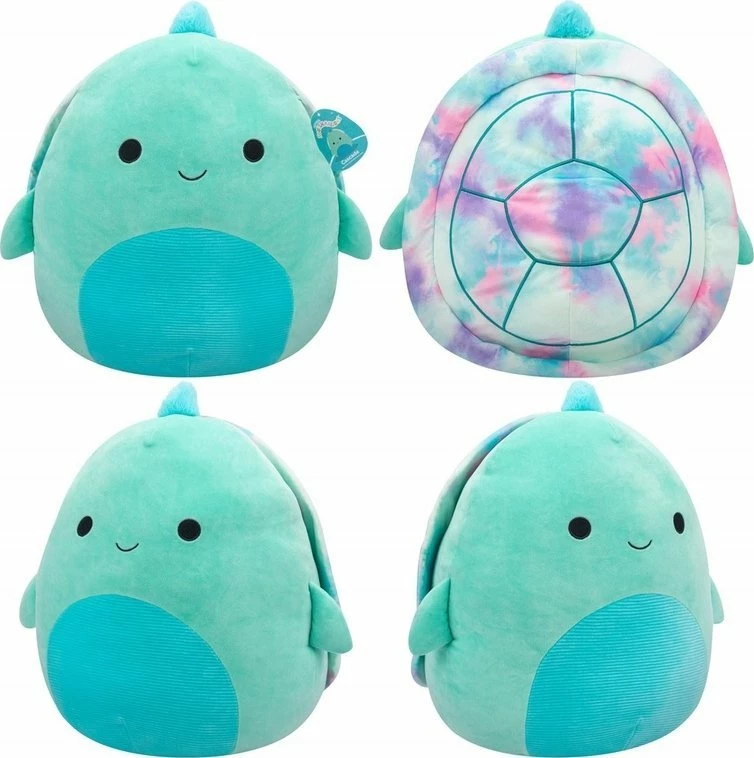 Lodër peluqe Squishmallows Cascade Turtle 40 cm, turkeze