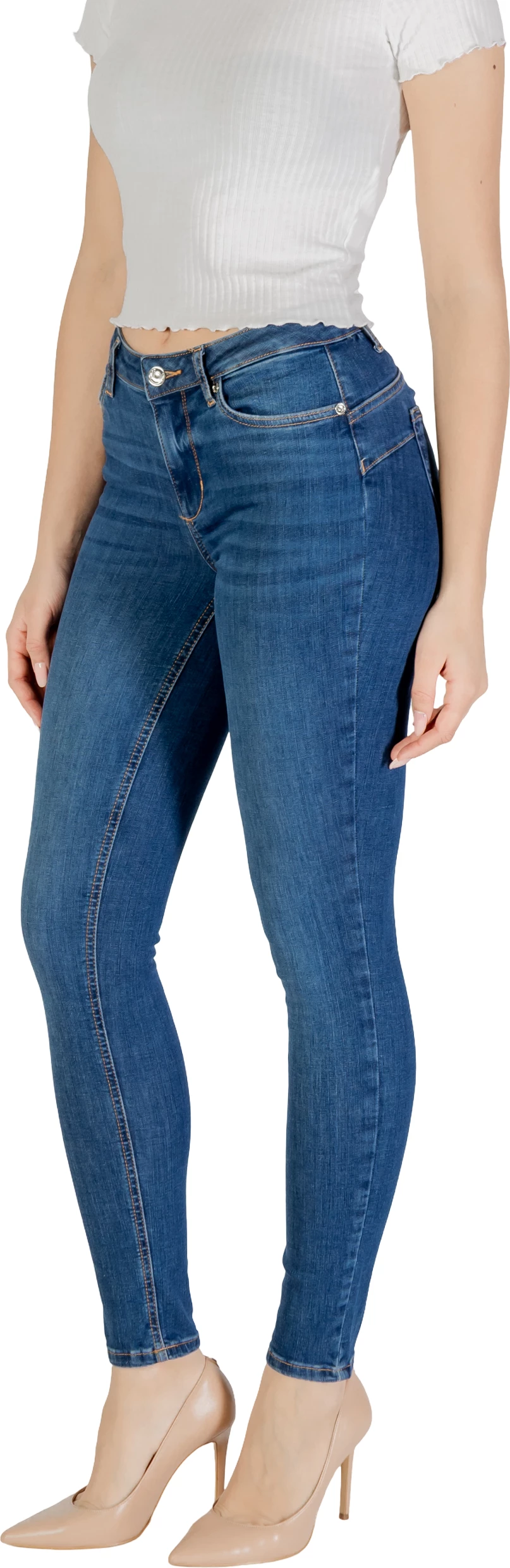 Pantallona xhins për femra Liu Jo B.UP DIVINE H.W. UXX037 D4811, denim i errët [Madhësia: W24 L30]