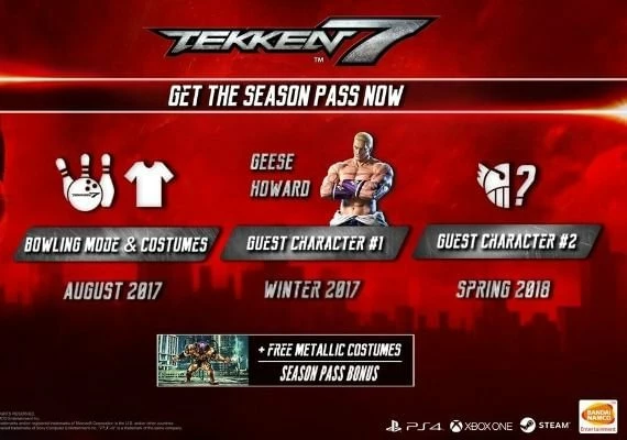 Tekken 7 - Season Pass 1 DLC Global
