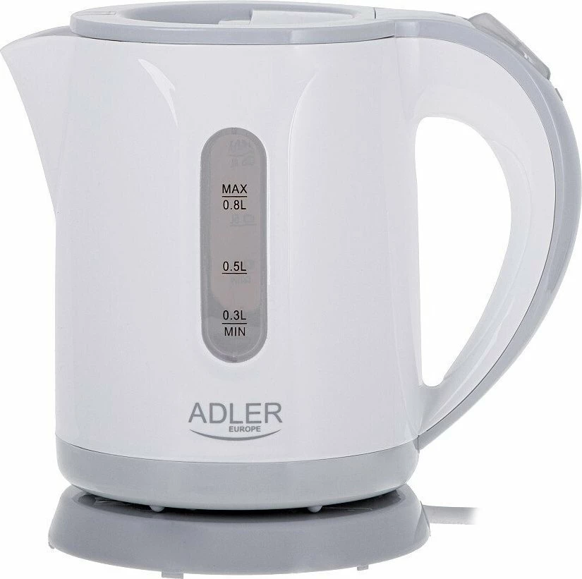 Çajnik elektrik Adler AD 1371g 0.8L 850W Gri/Bardhë
