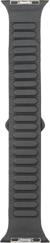 Rrip për Apple Watch Audi Logo, lëkurë sintetike, magnetik, i zi, 44/45/46/49 mm