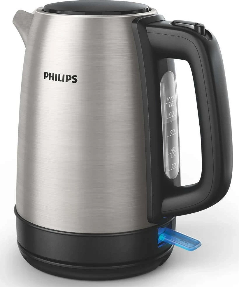 Çajnik elektrik Philips HD9350/90, inox, argjend/zi