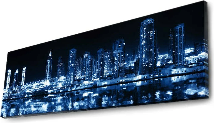 Pikturë dekorative me LED, shumëngjyrëshe, 30x90cm, 3090DACT-6