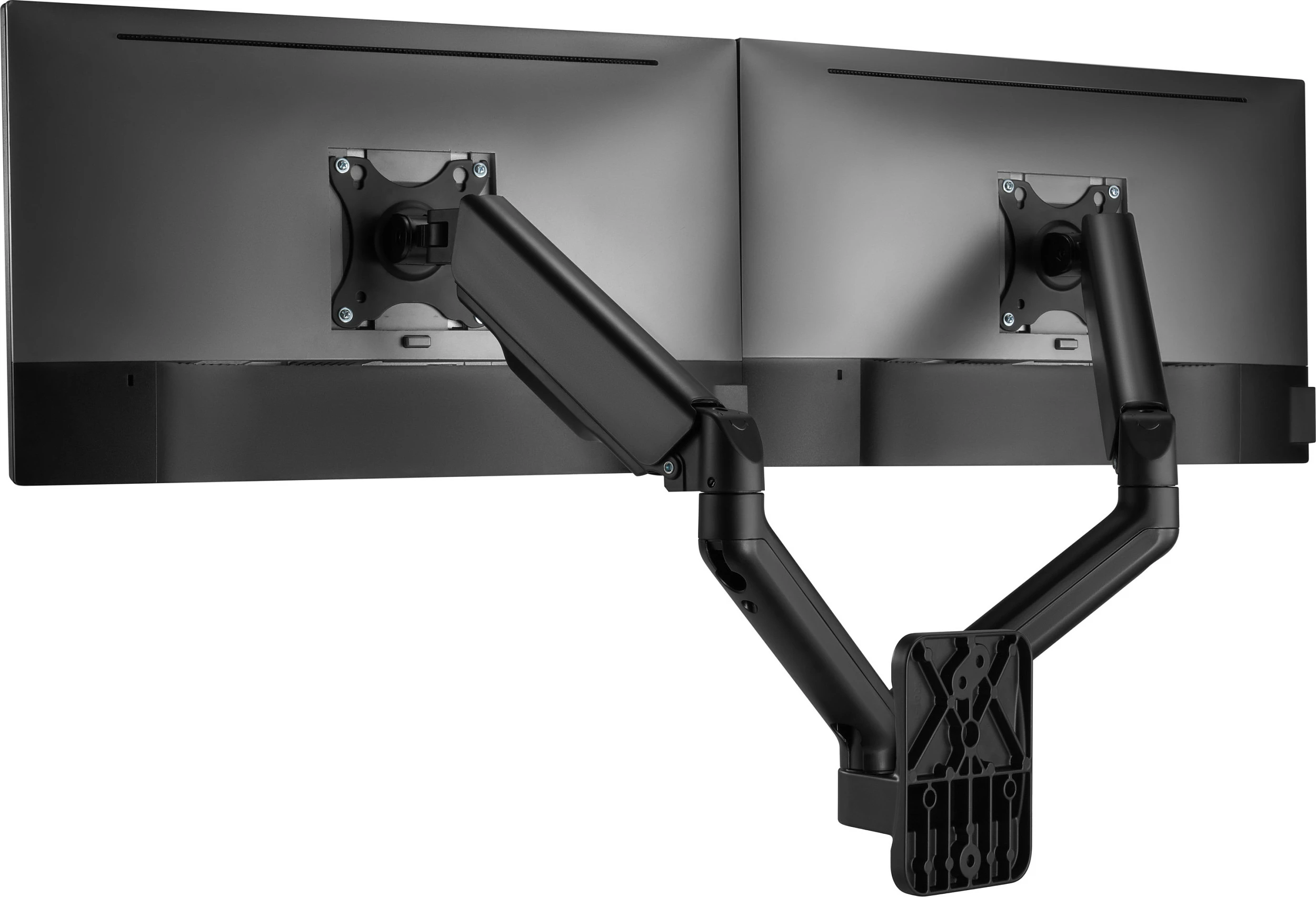 Mbajtëse muri për monitor EQUIP, 2x 17-32", VESA 75x75/100x100, rrotullim 180°, 9 kg për ekran, e zezë