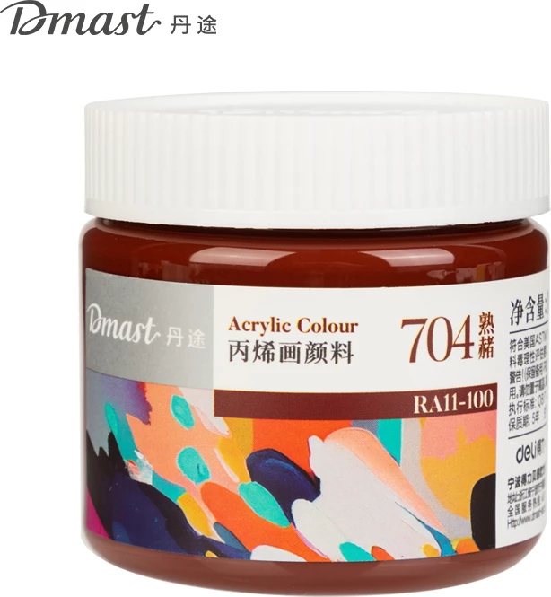 DELI NGJYRE AKRIL 100ML 704 BURNT SIENNA