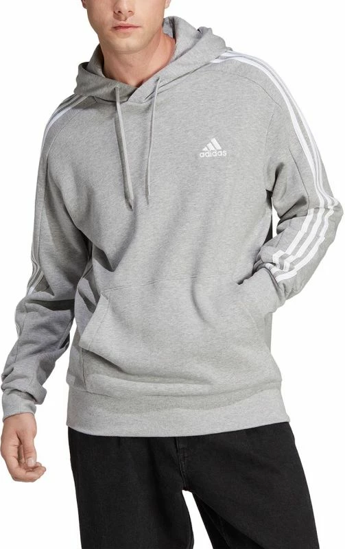 Duks me kapuç adidas për meshkuj, gri [Madhësia: L]