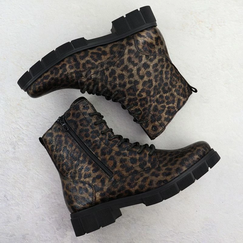 Çizme femra Rieker Remonte D2S72-90, leopard kafe [Madhësia: 38]