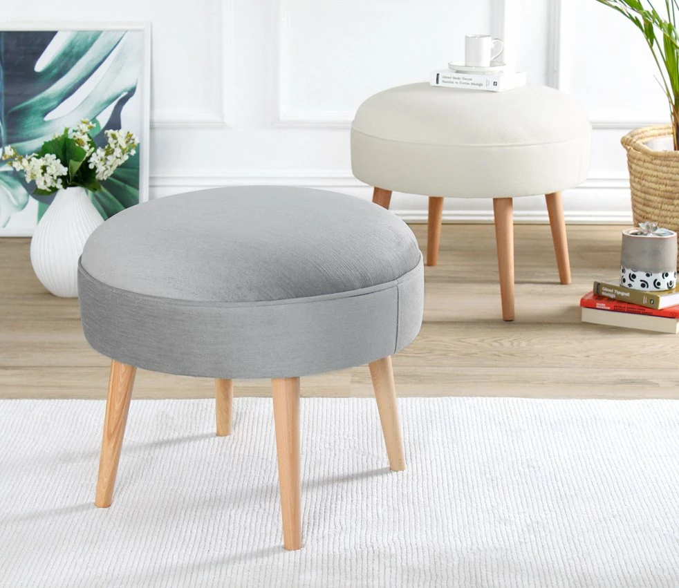 Puf krem Atelier del Sofa, Romley