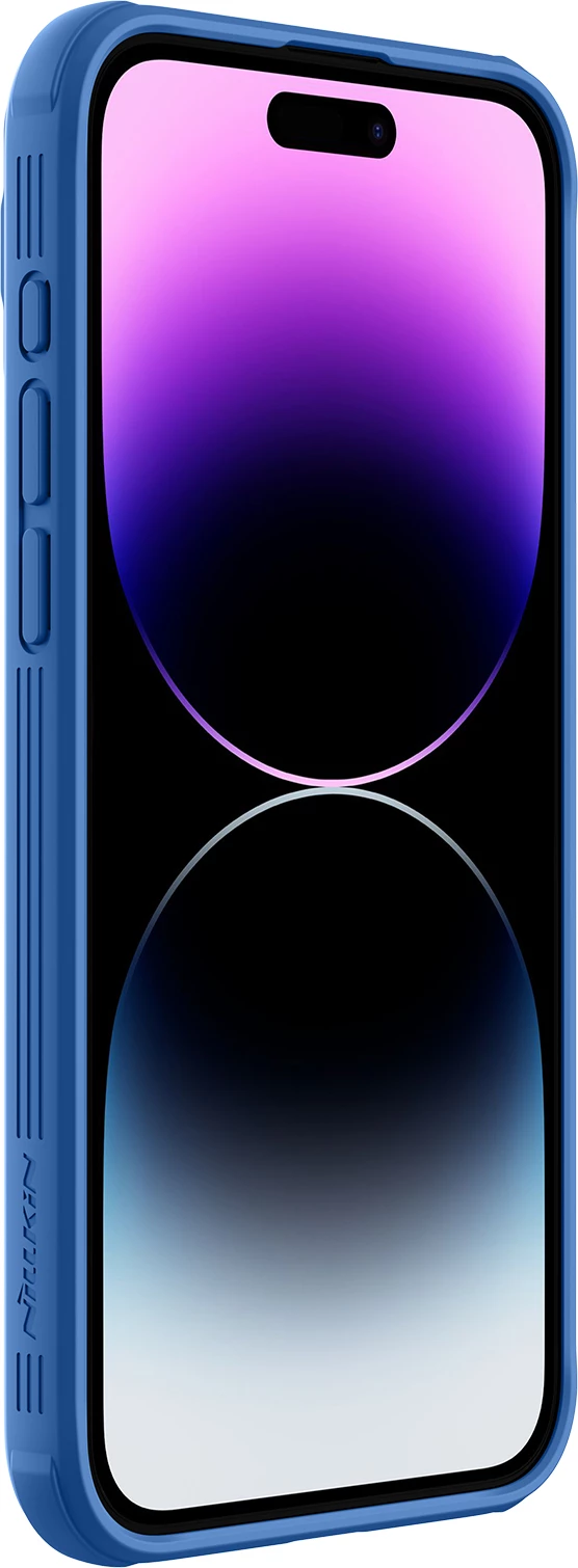 Mbështjellës Nillkin CamShield Pro Magnetic për iPhone 15 Pro, me mbrojtës kamere, Kaltër