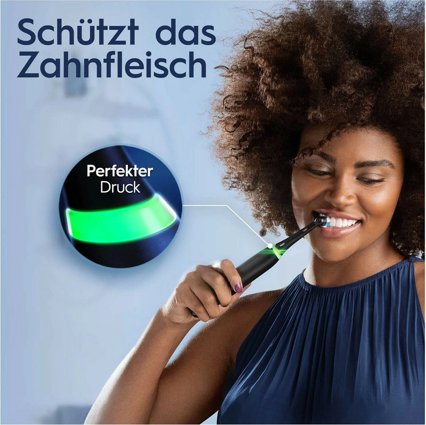 Furçë dhëmbësh elektrike Oral-B iO Series 4, Adult, Daily care, Sensitive, Super sensitive, Whitening, Black