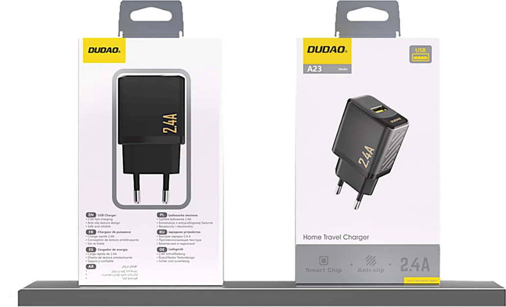 Karikues muri Dudao A23, 2.4A, 1x USB-A, i zi