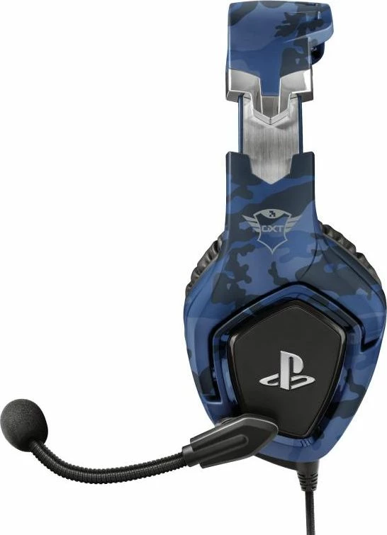 Kufje gaming Trust GXT 488 Forze-B, 3.5mm, me mikrofon, për PS4, blu