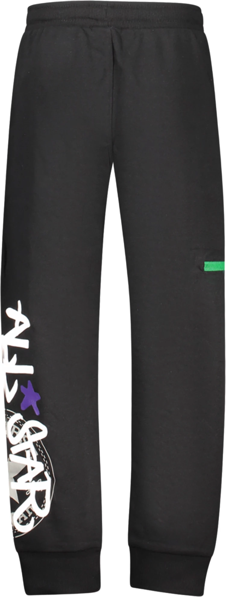 Pantallona sportive për djem CONVERSE, të zeza