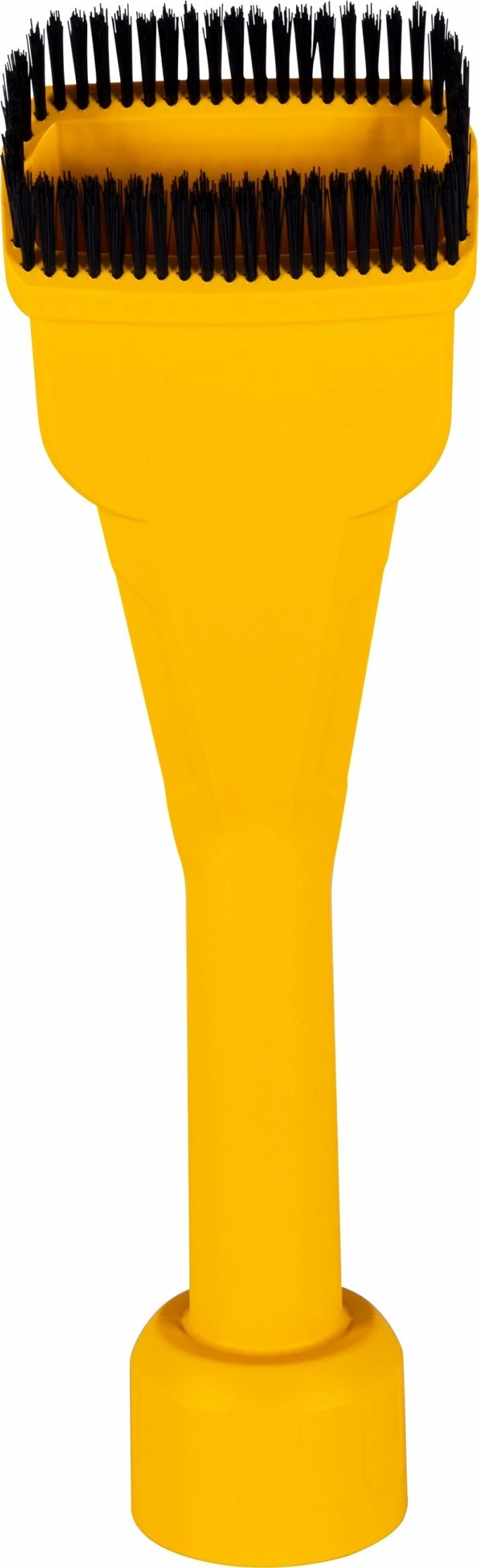 Furçë ergonomike për papastërti të fortë Dewalt DXVA00-4300E, për zorrë thithjeje 32/48/64 mm, e verdhë