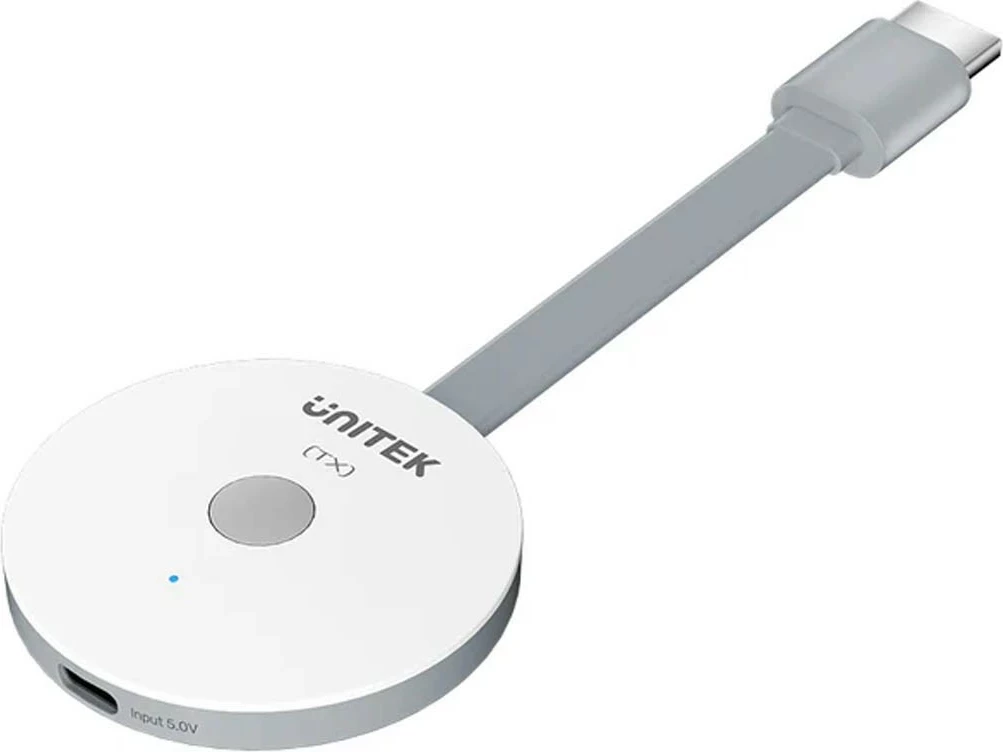 Nadaç HDMI pa tela Unitek, 4K, e bardhë