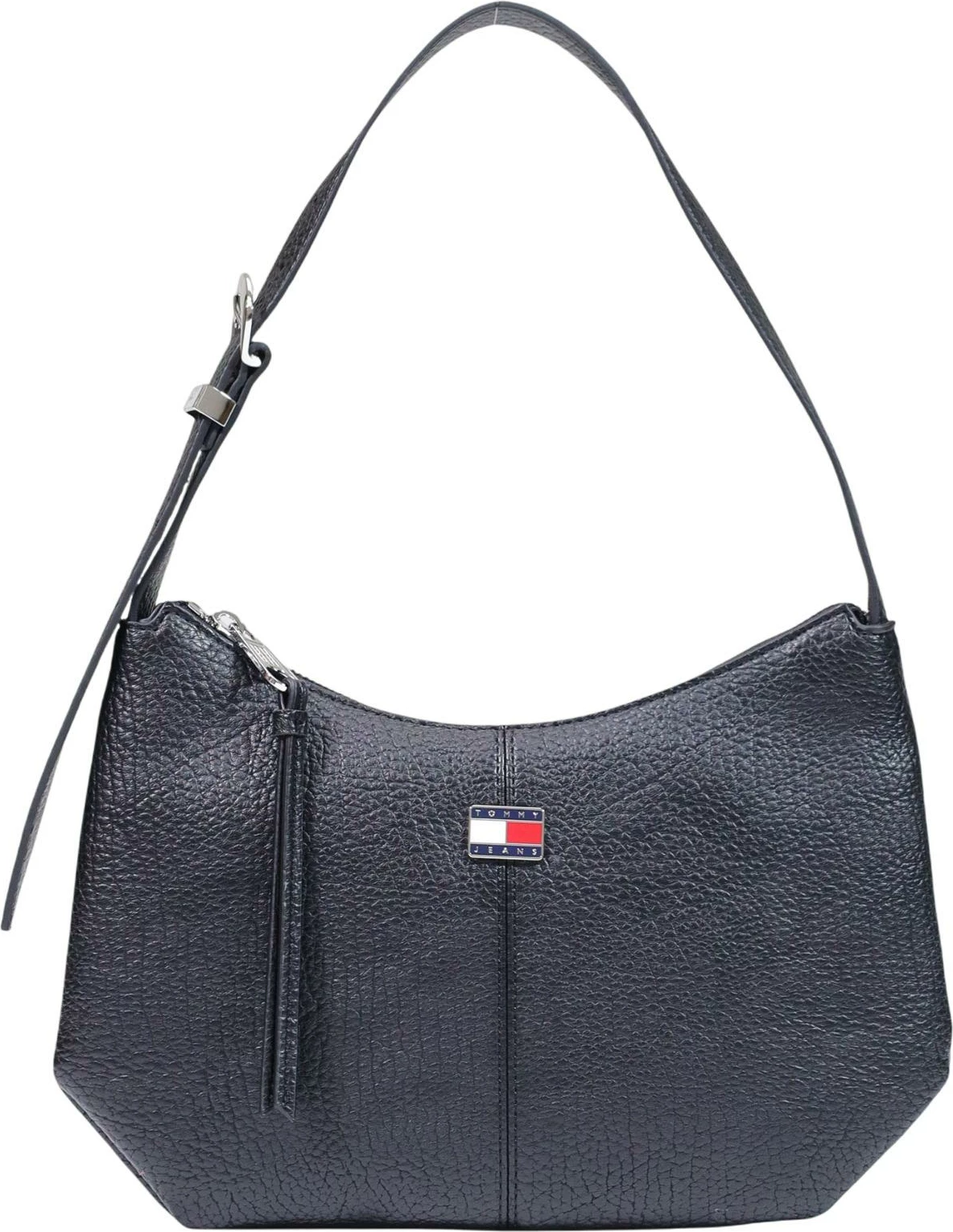 Çantë supi për femra Tommy Hilfiger TJW Slouchy City AW0AW18777, e zezë