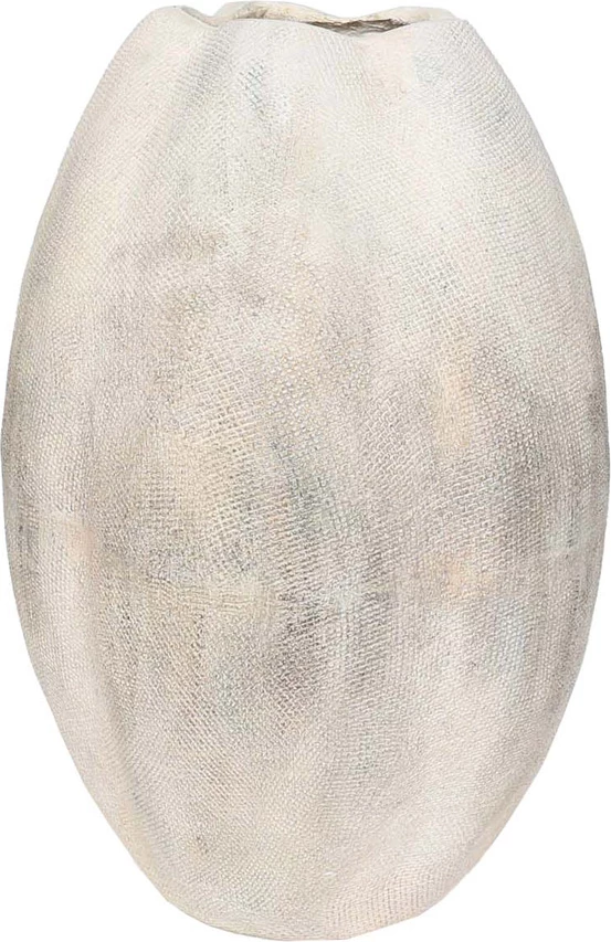 Vazo dekorative Thetis, MgO, ngjyrë bezhë-gri, 32x32x52cm