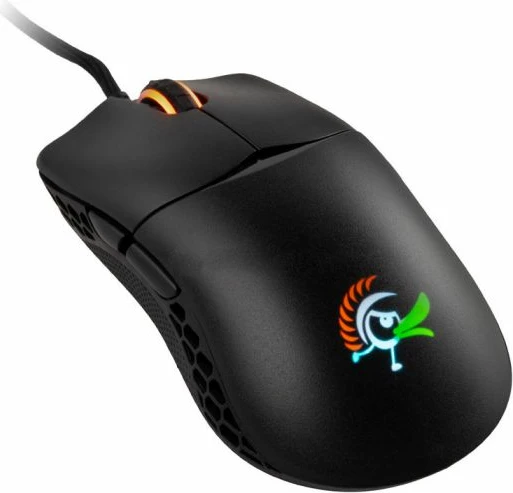Maus Ducky Feather - USB 2.0, e zezë