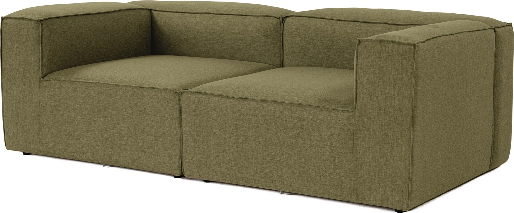 Divan dy vendësh Atelier del Sofa, Fora, ngjyrë e gjelbër