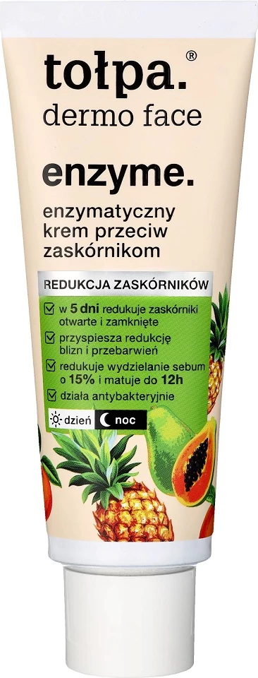 Krem për fytyrë për femra Tołpa Dermo Face Enzyme Enzymatic Cream, 40ml