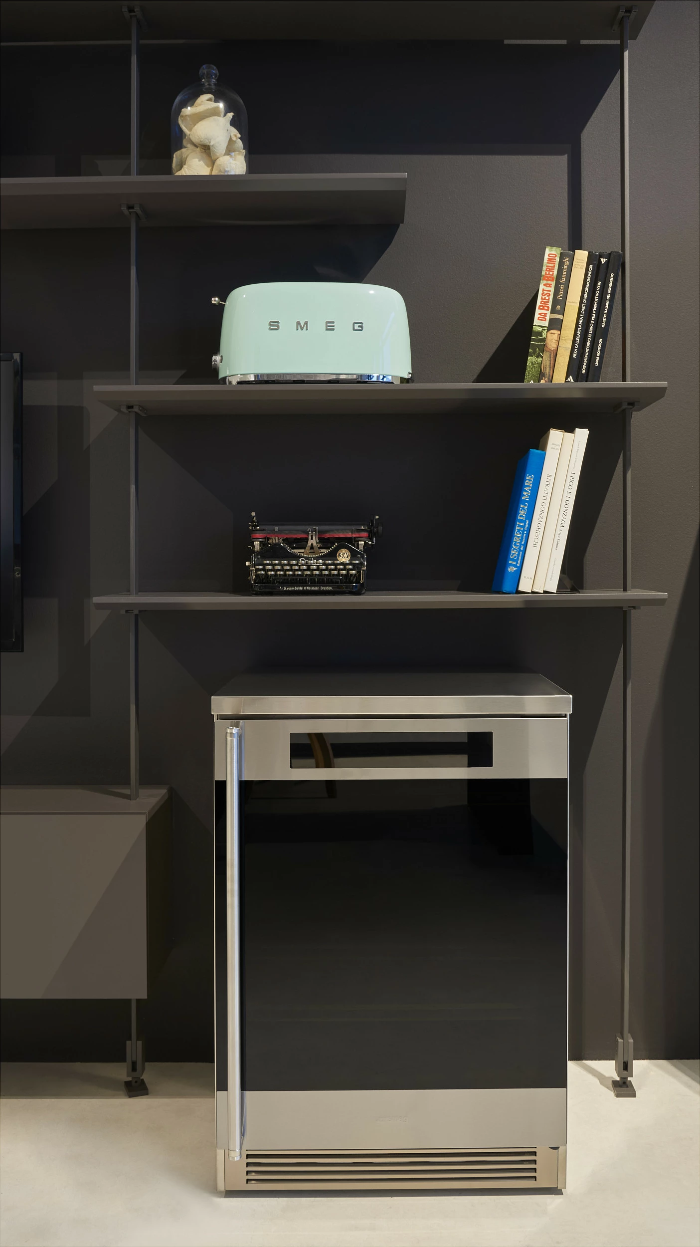 Tostier SMEG TSF02PGEU, 4 feta, 6 nivele thekje, 1500W, jeshil pastel