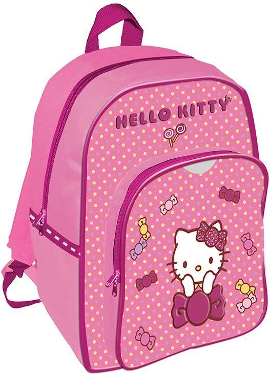 Çantë shpine Bagtrotter Hello Kitty për parashkollorë, 2 ndarje, Rozë
