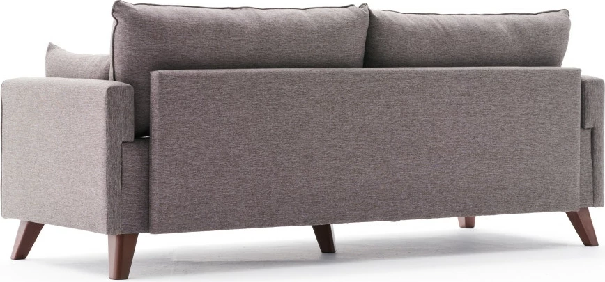Divan treshe Atelier del Sofa, Bella, ngjyrë kafe