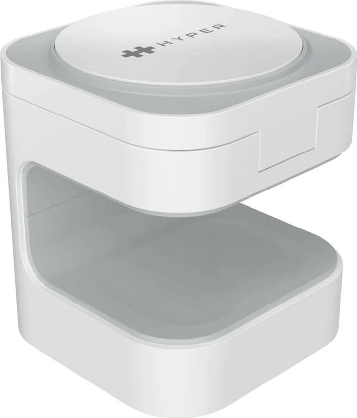 Karikues wireless Targus HyperJuice Qi2 3-in-1 Magnetic, 15W, 1m, i bardhë