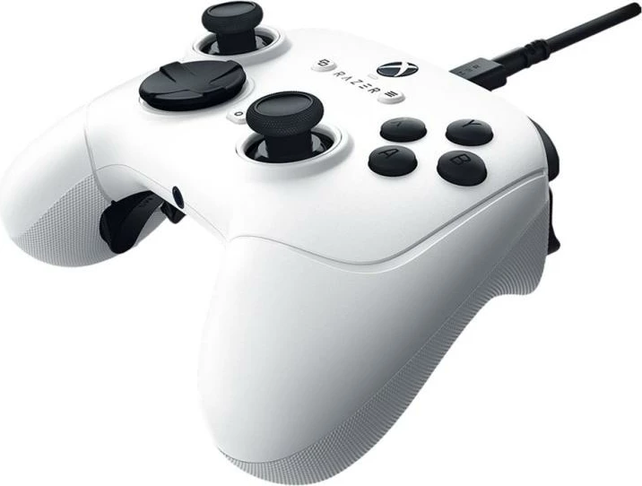 Gamepad Razer Wolverine V3 Tournament RZ06-05210200-R3M1, me kabllo USB, layout Xbox, i bardhë