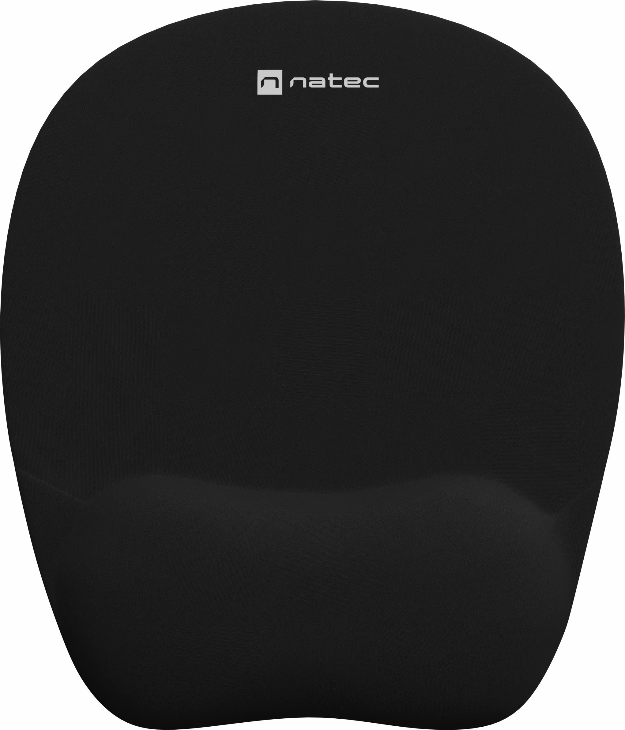 Mauspad ergonomik Natec Chipmunk NPF-0784 me jastëk memory foam, 19.5 cm, e zezë