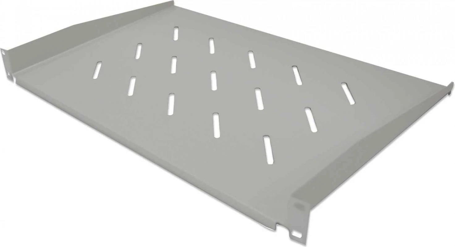 Raft Intellinet 715096, 1U 350mm për Kasë 19", me Perforime, Gri