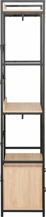 Dollap Xenia, natyral e zi, 60x40x200